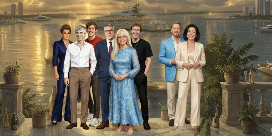 Six Jewish billionaires rank among the 15 richest people in the world with a combined fortune of over $1.1 trillion | Illustration: ofer sharon