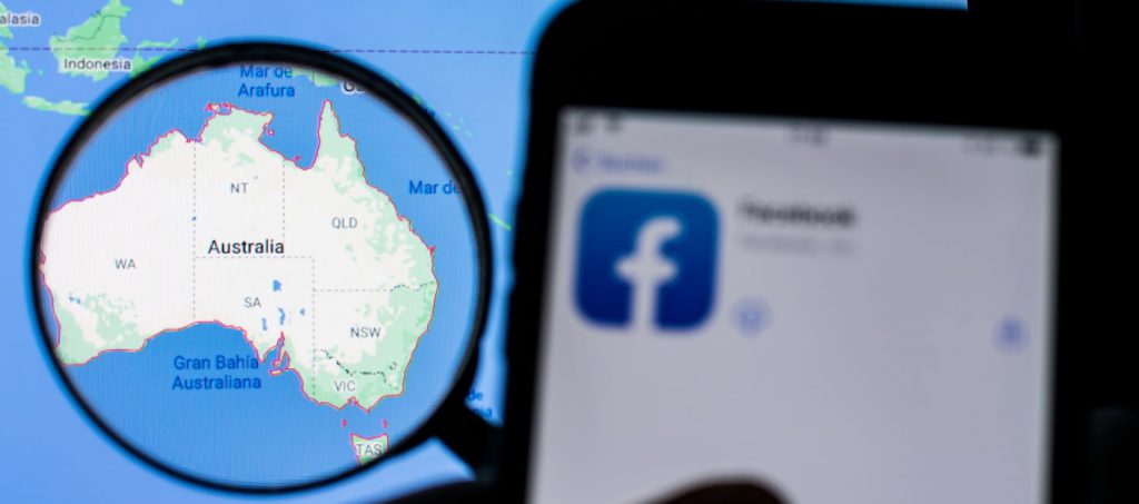 פייסבוק חוסמת את החדשות באוסטרליה. צילום: shutterstock