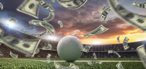 Money,Flying,In,Stadium shutterstock_1302179470