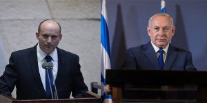 Netanyahu and Bennett. by?L Shutterstock and Kobi Gideon Lam