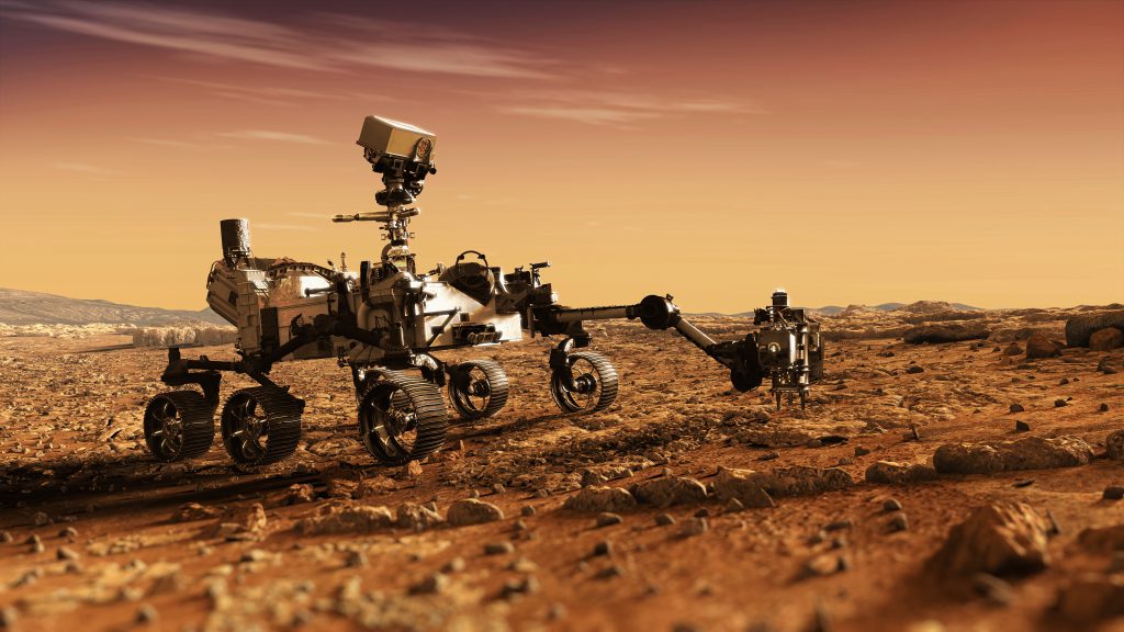 גשושית על אדמת מאדים | צילום: Shutterstock