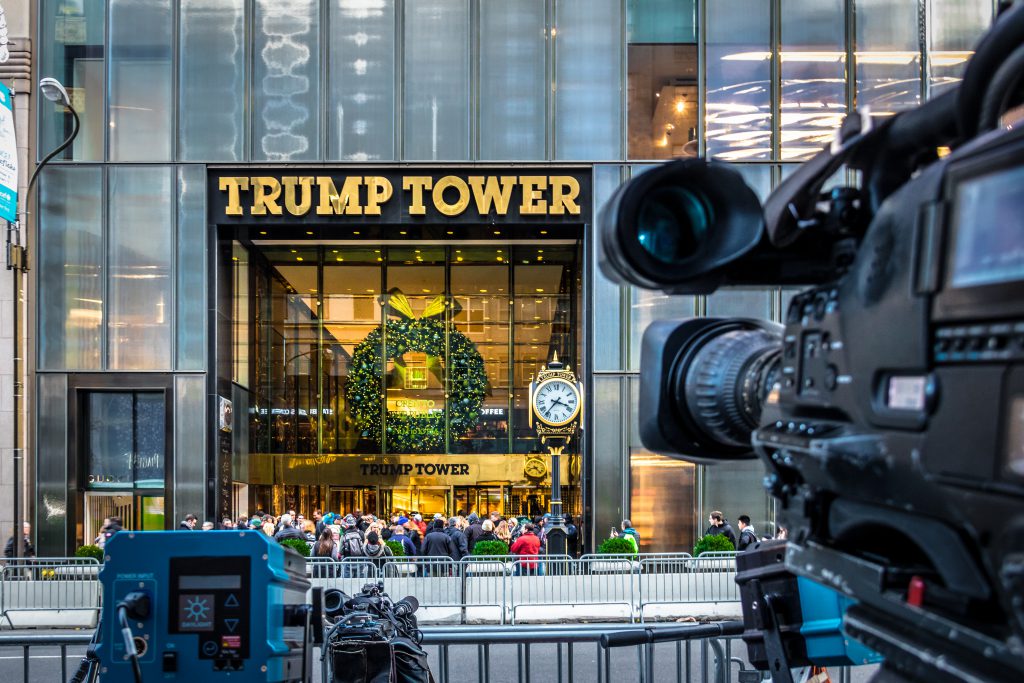מגדל טראמפ. ממקד את רוב כוחו בניו יורק | צילום: Shutterstock