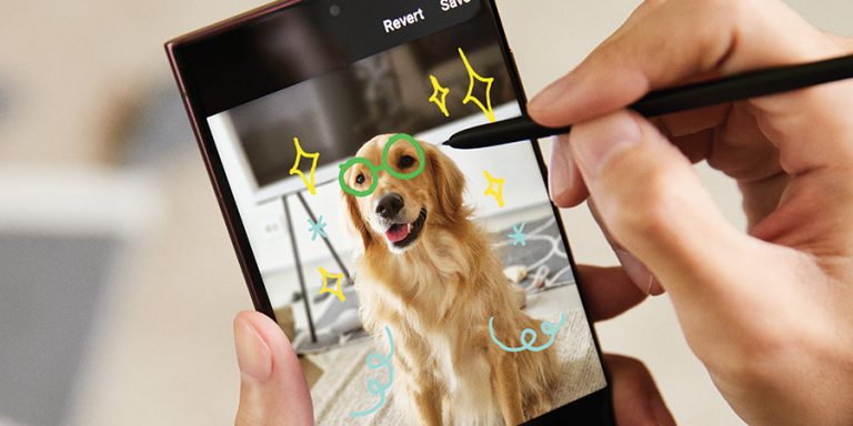 העט מסייע לעריכת תמונות באמצעות אפליקציית עורך התמונות של סמסונג | צילום: Samsung
