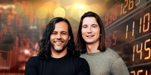 כבר לא מיליארדרים. מייסדי רובין הוד ולאד טנב ובייג'ו באהט | צילום: Robinhood
