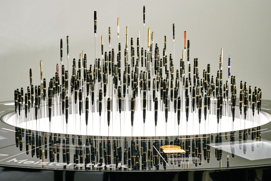 מיצג עטים במוזיאון מון בלאן. צילום: יח"צ/Montblanc