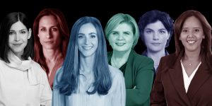 פנינה תמנו שטה (מימין), תמר זנדברג, אורנה ברביבאי, מירב כהן, אורית פרקש-הכהן, קארין אלהרר | צילום: חיים צח, ינאי יחיאל, אלעד גוטמן