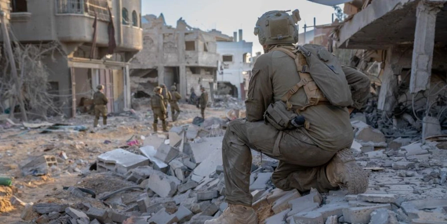 חיילים ישראלים בעזה | צילום: דובר צה"ל