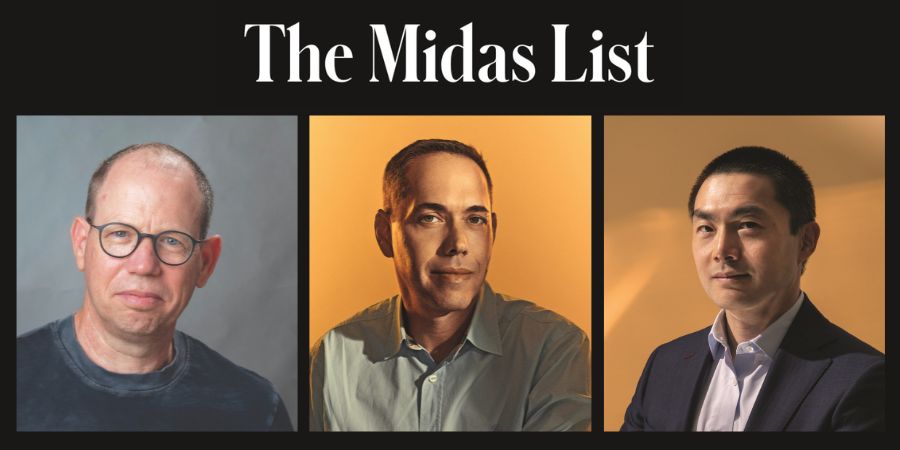 מימין לשמאל: אלפרד לין, אבי אייל וגילי רענן. צילום: גורין בלסק, קריסטי האם קלוק- פורבס, רון שלף