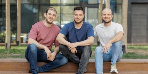 מייסדי Guardio עמוס פלד (מימין), מיכאל ויינשטיין ודניאל סירוטה | צילום: עומר הכהן