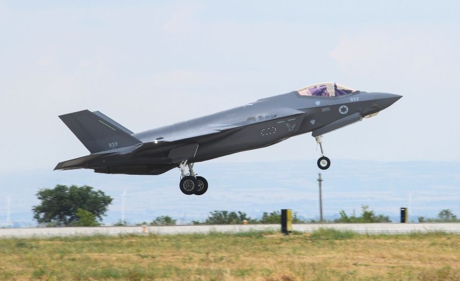 מטוס F-35 לייטנינג של חיל האוויר ממריא | צילום: U.S. Air Force photo by Airman 1st Class Brooke Moeder