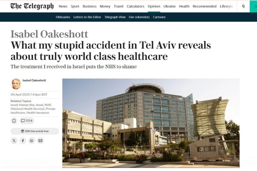 הכתבה שפורסמה באתר של הטלגרף | כתבה: הטלגרף