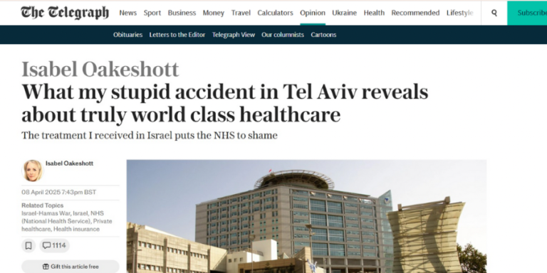 הכתבה שפורסמה באתר של הטלגרף | כתבה: הטלגרף