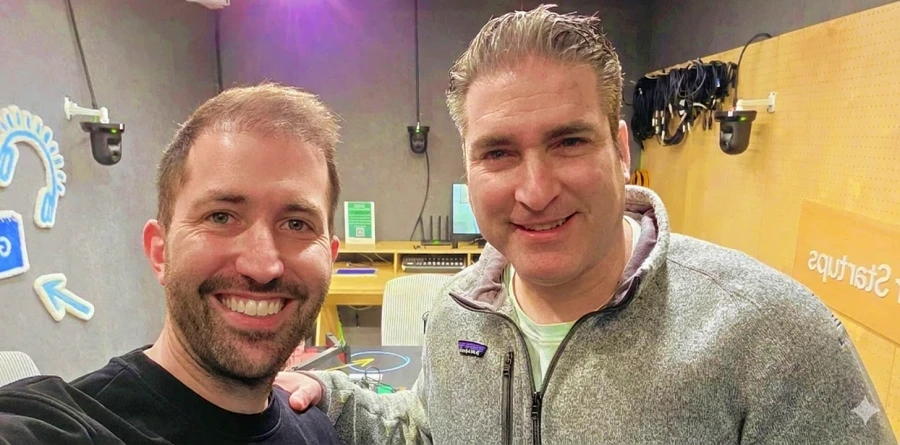 ניר גולדשטיין (מימין) ויוני טל | צילום: מוצרלה.ai