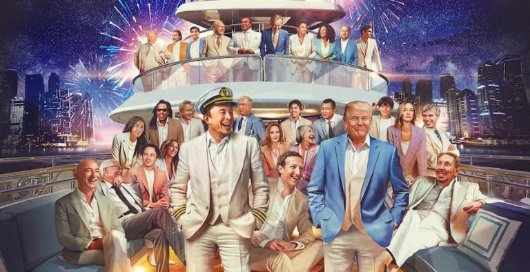 ריכוז הון אדיר. 3,428 מיליארדרים שווים יותר מ-20 טריליון דולר | איור: Neil Jamieson for Forbes