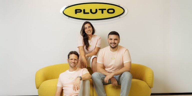 מייסדי פלוטו: מימין גיל ממן CTO, שחר בהט מנכלית וטל עופר רגב CPO | צילום: עומר הכהן